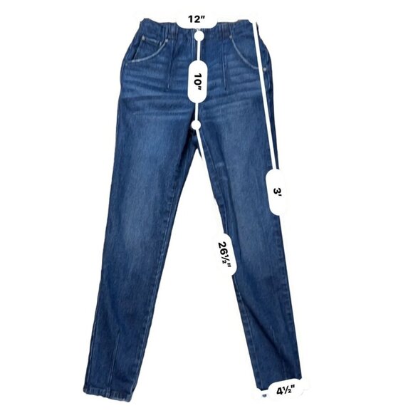 (5 for $25) Tinseltown High Rise Seamed Skinny Jeans size 3 - Picture 3 of 3